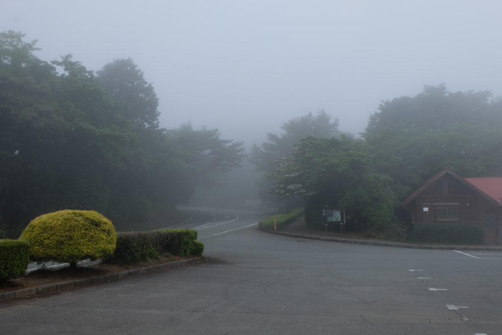 西伊豆の戸田峠、霧