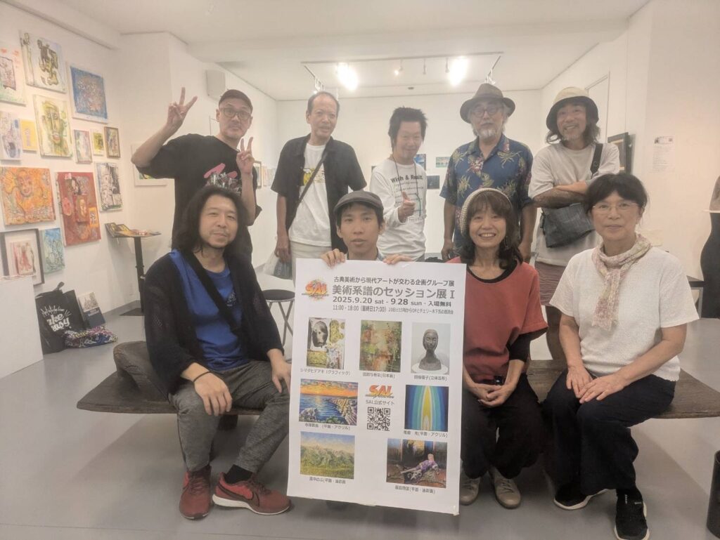 作家さんたちと集合写真